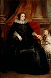 Portrait of a Quality Lady and Her Daughter