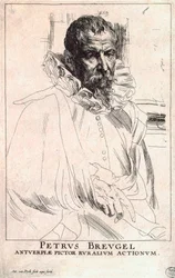 Portrait of the artist Pieter Bruegel the Younger, 1564-1636, early 17th century