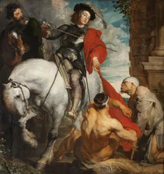 Saint Martin of Tours dividing his cloak
