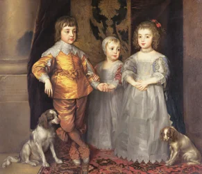 The Children of King Charles I of England (1600-49) and Queen Henrietta Maria (1609-69), 1637