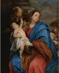 The Holy Family with an Angel