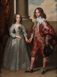 William II, Prince of Orange, and his Bride, Mary Stuart. Double Portrait of Willem II (1626-1650), Prince of Orange, and Princess Mary Stuart (1631-1660), later Princess Royal