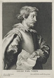 Lucas van Uden, etching by Lucus Vorsterman