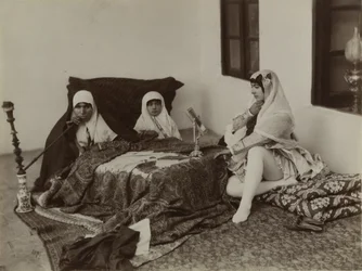Ladies Reposing in the Harem