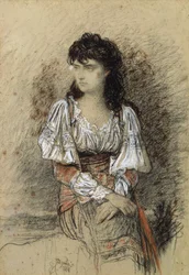 A Dressed Up Peasant, 1876