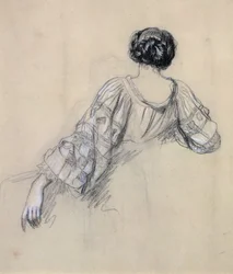 Back of a Young Woman (detail)