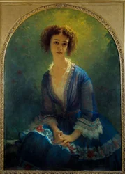 Portrait of the Countess Eugene Pastre, nee Celine de Beaulaincourt