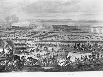 Opposing sides during the Battle of Austerlitz