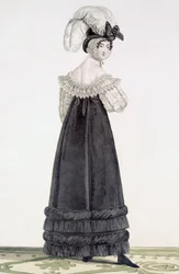 Lady in Velvet Morning Dress, Plate 24 from the 