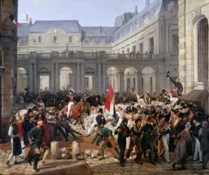 The Duke of Orleans Leaves the Palais-Royal and Goes to the Hotel de Ville on 31st July 1830, 1832