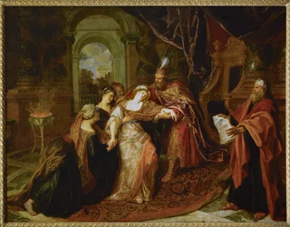 The Fainting of Esther, before 1697