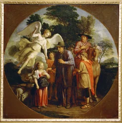 Saint Genevieve Receiving the Medal from Saint Germain