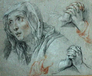 Studies for the Figure of the Virgin