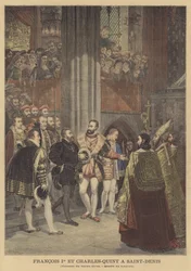 Francis I and Charles V at Saint-Denis