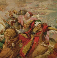 Murat Defeating the Turkish Army at Aboukir on 25 July 1799 (detail)