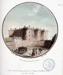 View of the Bastille before the Revolution - in 