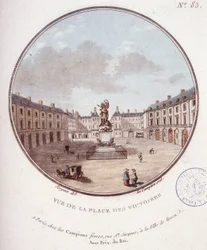 View of Place des Victoires, Paris