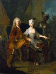 Portrait of the Hereditary Prince Friedrich Ludwig of Württemberg and his wife Henriette Marie of Brandenburg-Schwedt