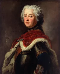 Portrait of Frederick II of Prussia 1712-1786 as Crown Prince, 1739