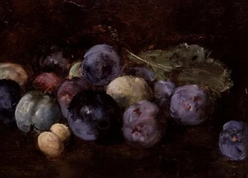 A Still Life of Plums, 1874