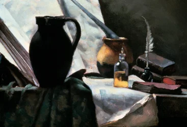 Still Life with Skull (detail), 19th century