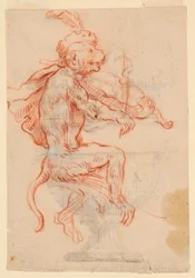 Monkey Playing a Violin