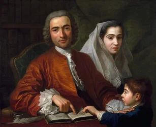 Dr. Salvatore Bernard with His Wife and Son
