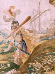 Theseus abandons Ariadne on the island of Naxos
