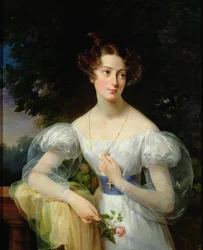 Portrait of Hortense Ballu, future Madame Alphonse Jacob-Desmalter, c.1832-37