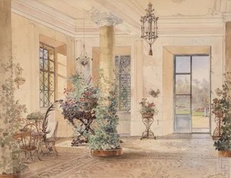 Sala Terrena in a Small Castle