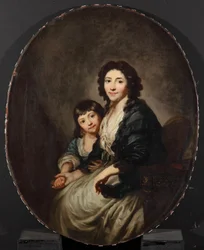 Elisabeth Sophia Augusta Graff, née Sulzer (1753-1812) and her daughter Caroline Susanne (1781-1828)