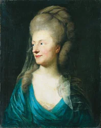Portrait of Johanna Henriette Louise Countess of Bestucheff-Rumin, née von Carlowitz (1717-1787)