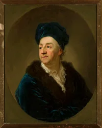Portrait of Johann Nepomuk Schaffgotsch (1713-1775) in a dressing gown