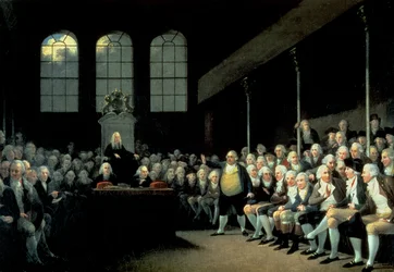 Charles James Fox Addressing the House of Commons During the Pitt Ministry
