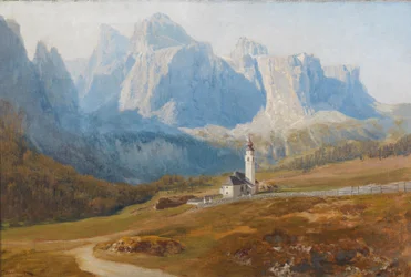 View of Kolfuschg with the Geisler Group