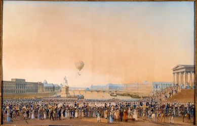 Entry of Louis XVIII in Paris on May 3, 1814