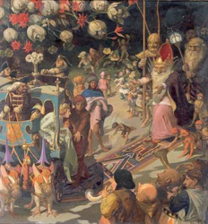Visit of the Moonlight Princess to the Dwarf King