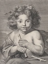The Young Bacchus, Holding a Flute