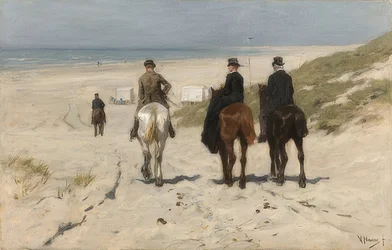 Ride on the Beach. 1876