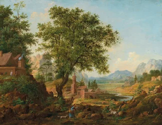 Chinese Landscape with Staffage, 1830-1840s