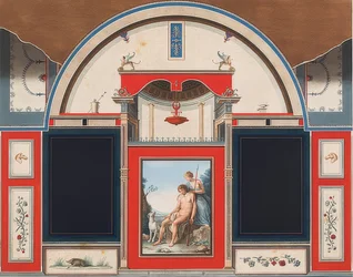 Wall Painting of a Roman House on the Grounds of Villa Negroni in Rome, Venus and the Wounded Adonis