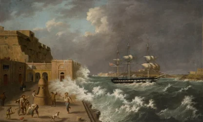 Harbour Scene, Malta