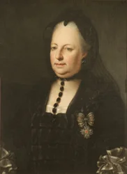 Maria Theresa Dressed in Mourning Clothes