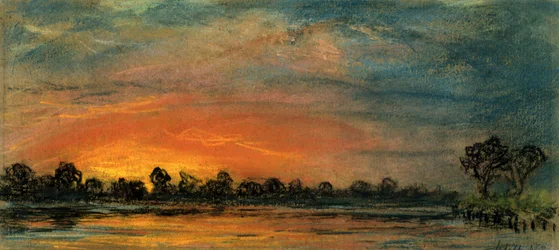 Sunset at Chelsea, London