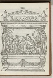 Second Decorated Stage with Scene: The Prince Drives Away War and Discord, 1577