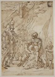 Alexander with the Body of Darius(?)
