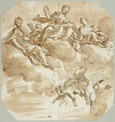Mary as Queen of Heaven or Apotheosis of Saint