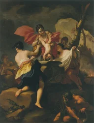 Thetis Dipping the Infant Achilles into Water from the Styx