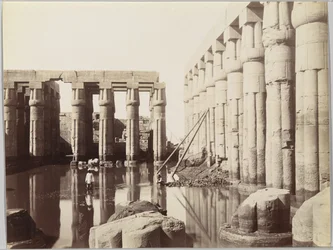 Temple of Luxor, View of the Court of Amenhotep III
