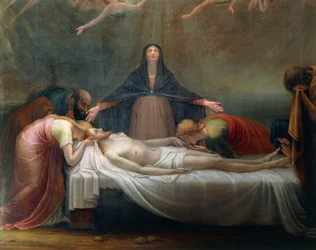 Lamentation over the Dead Christ, by Antonio Canova, Detail